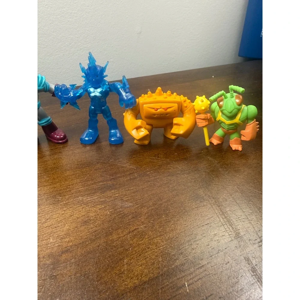 Imaginext Action Figure Lot Power Rangers Alpha 5 Mr Freeze DC Super Friends 7pc